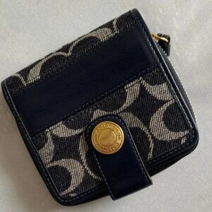 Coach Legacy Rare Denim Wallet